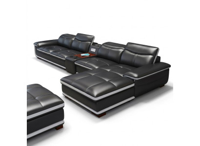 Sectionals seating furniture living landscape luxury corner sofa L-shape upholstery modern relax