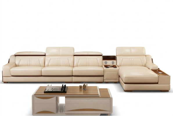 Sectional sofa L-shape upholstered couch relax seating furniture living landscape luxury corner suite