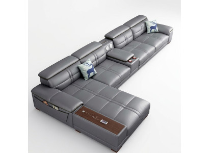 Corner sofas Corner sofa L-shape Upholstered sofa Sofas Relax seating Furniture Living landscape Couch