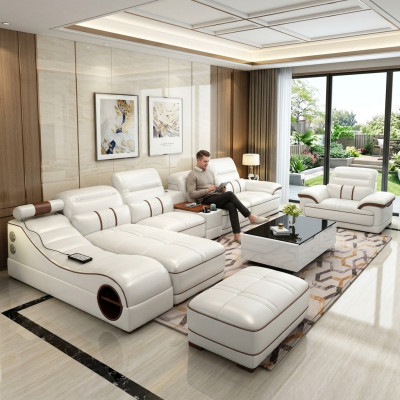 Living landscape luxury sofa couch corner sofa L-shape upholstery modern relax seating furniture