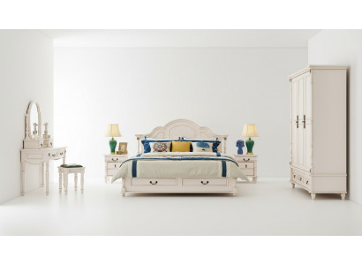 Double hotel beds bedroom 180x200 cm wood bed upholstery design luxury new