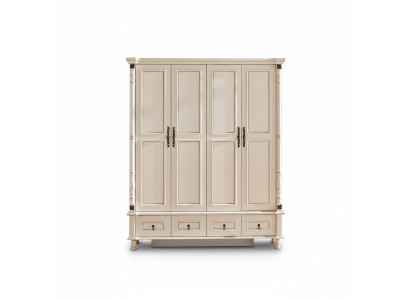 Wardrobe cabinet baroque style wooden furniture classic bedroom wardrobes