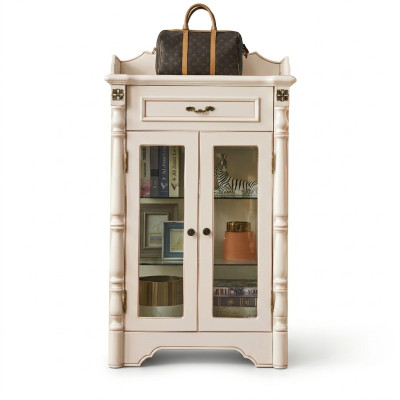 Cabinet Dresser Display Cabinet Colonial Style Furniture Sideboard Sideboards Wood New