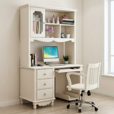 Country-style desk armchair office table PC table desks 2-piece new tables