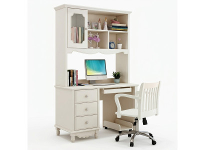 Country-style desk armchair office table PC table desks 2-piece new tables