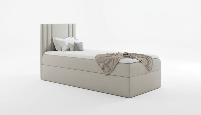 Mini bed single bedroom beds upholstered design youth bed luxury fabric