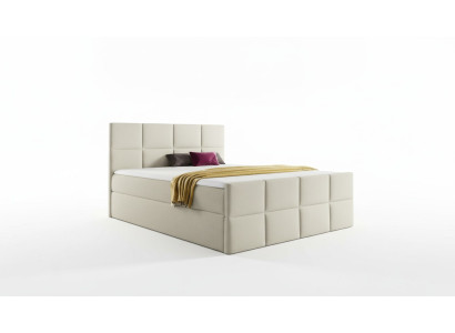 Bed bed box spring bed bedroom upholstery design double hotel modern