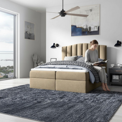 Bedroom design double hotel luxury bed, bed box, box spring bed 180x200 new