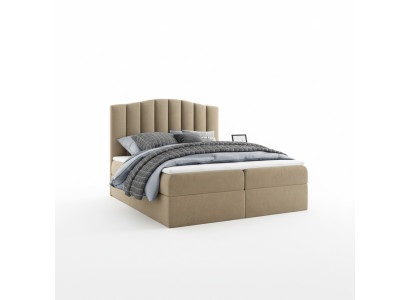 Bedroom design double hotel luxury bed, bed box, box spring bed 180x200 new