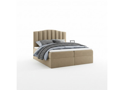 Bedroom design double hotel luxury bed, bed box, box spring bed 180x200 new