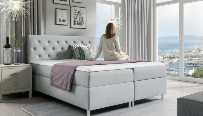 Double beds hotel modern bed bed box box spring 200x200 bedroom furniture