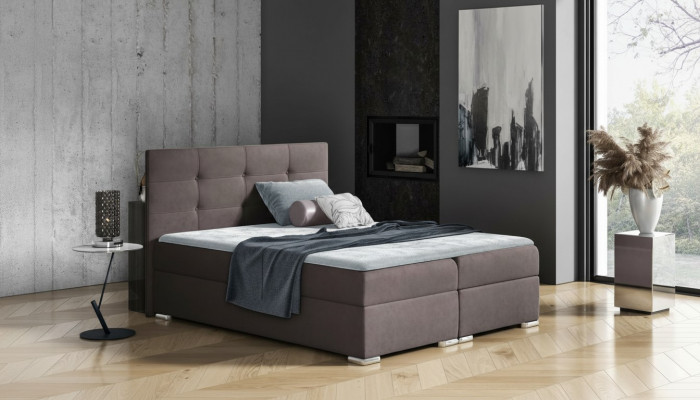 Bed bed frame box spring bed 160x200 bedroom design double hotel modern