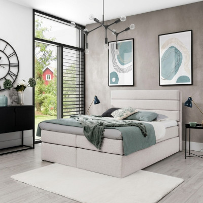 White bed box spring bed 180x200 bedroom design double hotel modern furniture