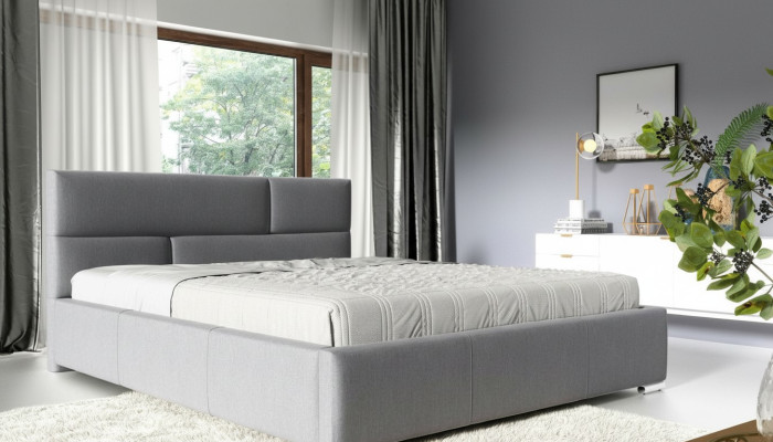 Bed frame bedroom design double hotel modern fabric new 180x200 furniture