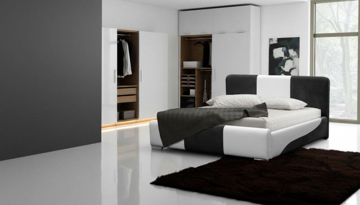 Bed bed frame bedroom design double hotel modern fabric 160x200 beds new