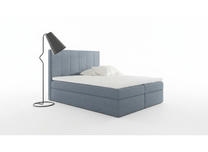 Modern bed bedroom beds fabric box spring bed textile design double hotel