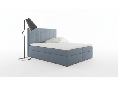 Modern bed bedroom beds fabric box spring bed textile design double hotel