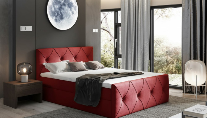 Bed box bed bedroom beds box spring bed textile design double hotel new