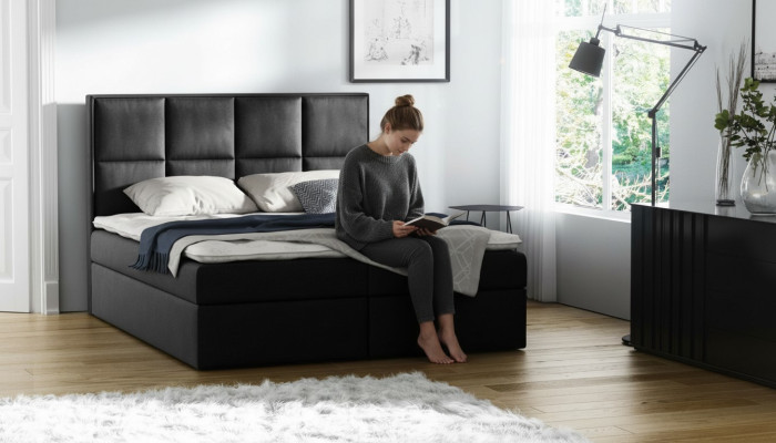 Box spring bed design double hotel modern bed bedroom beds storage box new