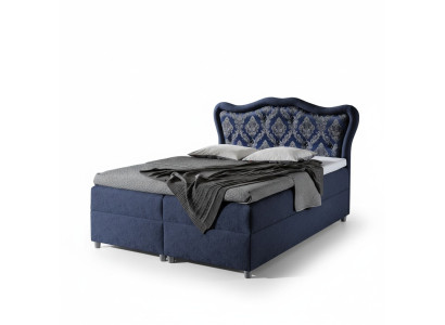 Classic bed box spring beds baroque bedroom furniture luxury interior
