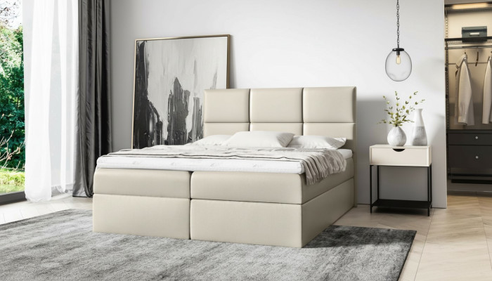 Upholstered Bed Box Spring Bed 160x200 Design Double Hotel Modern Bed Beds Furniture