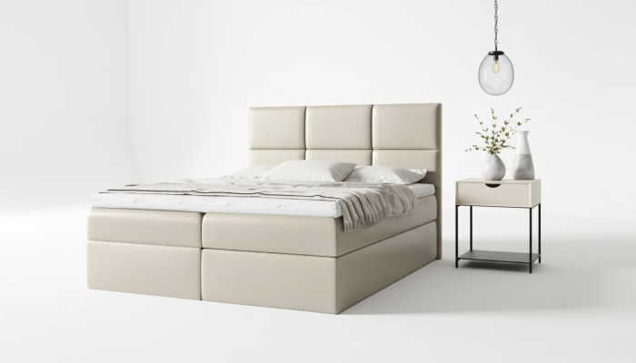 Upholstered Bed Box Spring Bed 160x200 Design Double Hotel Modern Bed Beds Furniture