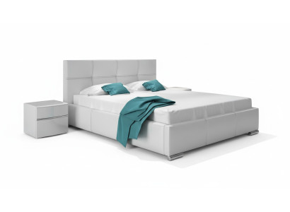 Bed frame design double hotel modern bed bedroom beds white new