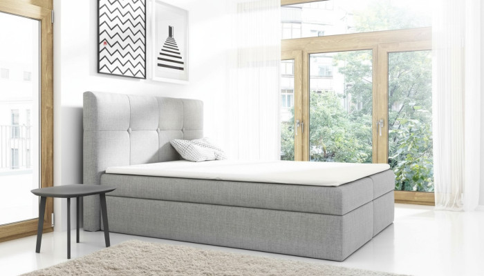 Box spring bed design double hotel modern bed bedroom beds 160cm