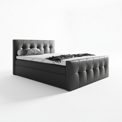 Box spring bed, bedroom beds, 200x200 upholstered bed, design, double, hotel furniture