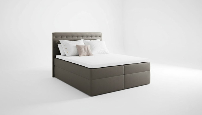 Bed with storage box spring bed contemporary double hotel 160cm bedroom