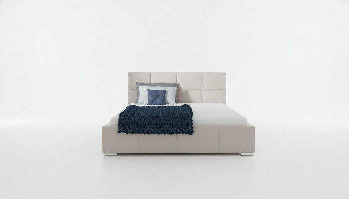 Double bed upholstered beds leather bed design luxury furniture 200x200 bed frame