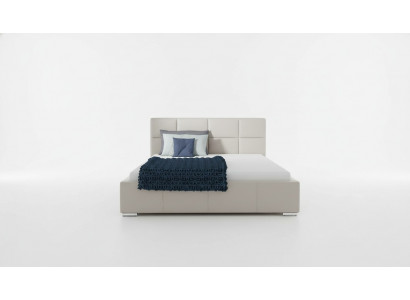 Double bed upholstered beds leather bed design luxury furniture 200x200 bed frame