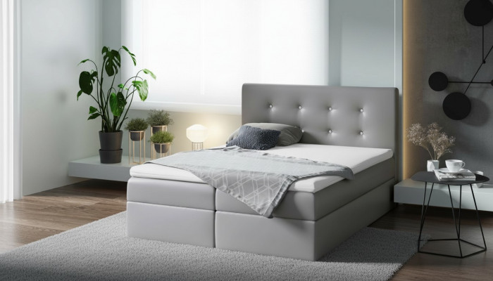 Boxspring bed double hotel furniture beds bedroom setup big 200x200