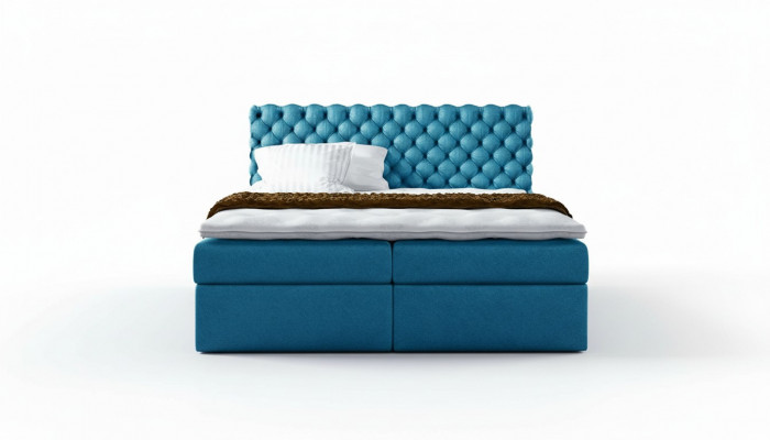 Chesterfield box spring bed double bed marriage bed bed upholstered bed beds 200x200cm