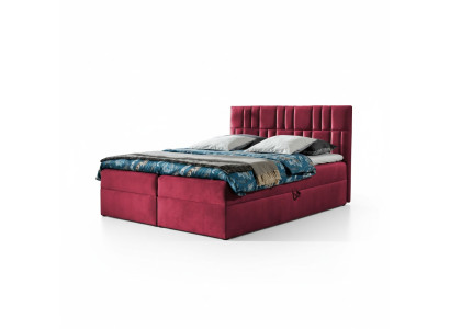 Double Bed Box Spring Bed Bed with Bed Storage Double Bed Beds Upholstered Bed Red New
