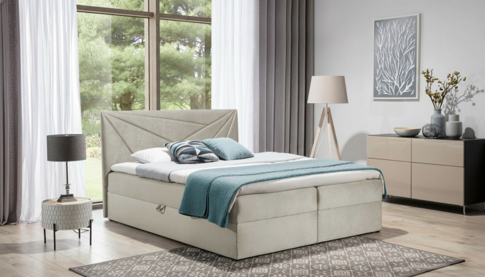 Double bed bed with storage box spring bed marriage bed beds upholstered bed 180cm