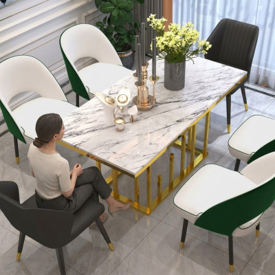 Luxury dining table dining room furniture furnishings table metal design tables dining tables