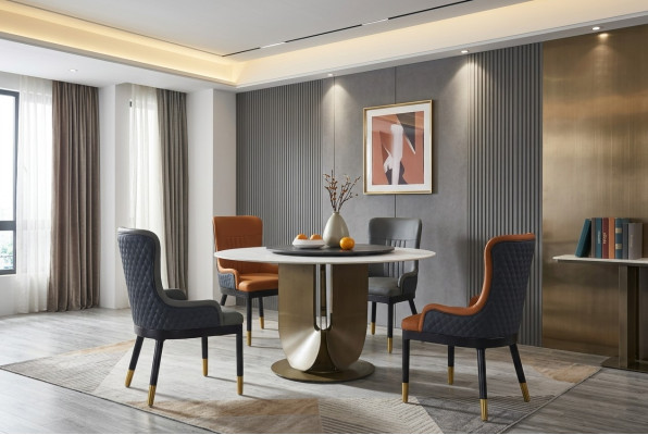 Round column tables design table round stone furniture dining room dining tables modern