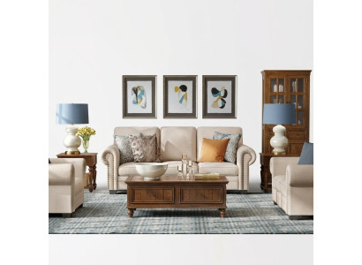 Sofa set 321 seater upholstered sofa textile seating design couch