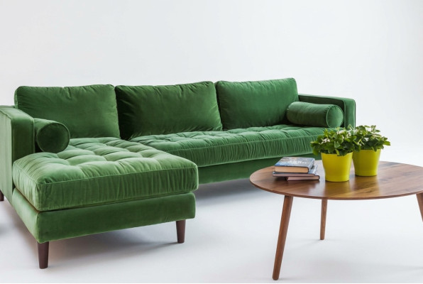 Corner sofa L-shape living landscape corner upholstered sofa seating design couch sofas fabric new