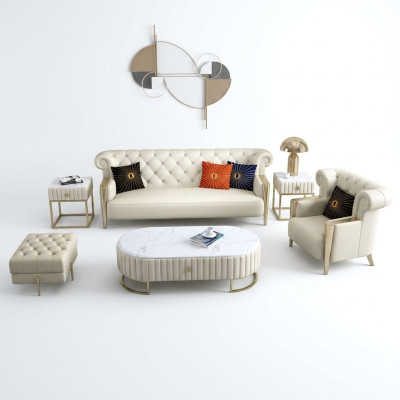 Sofa set 3-2-1 seater suite upholstered couch sofa sofas Chesterfield