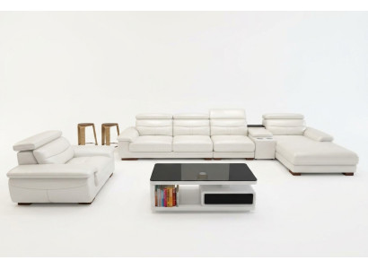 Corner sofa L-shape faux leather corner upholstered sofa seat design couch sofas living area