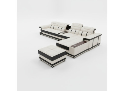 Living area corner sofa L-shape corner upholstered sofa seat design couch sofas faux leather