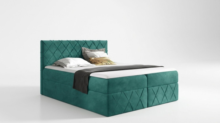 Luxury Designer Upholstered Bed New Beds Designer Bed NEW 160x200cm Boxspring new