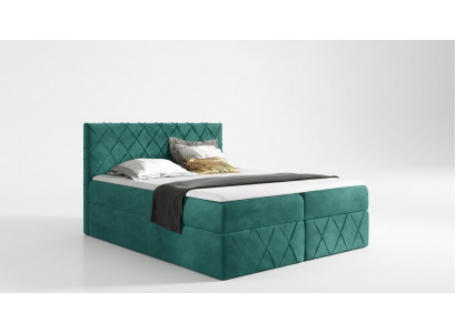 Luxury Designer Upholstered Bed New Beds Designer Bed NEW 160x200cm Boxspring new