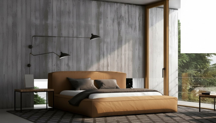 Modern double bed design hotel textile luxury bedroom bed frames