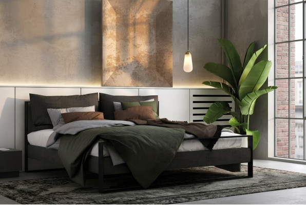 Bed Double Modern Hotel Textile Luxury Bedroom Beds Bed Frame Design
