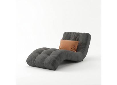 Chaiselounge Chesterfield Liege design Club Chaise Upholstery Fabric Couch Sofa new