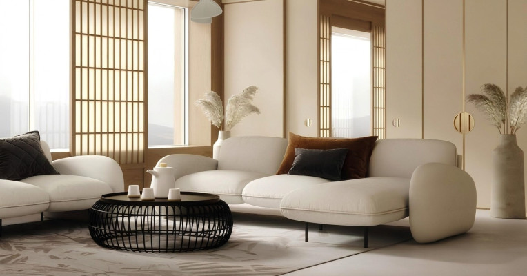 L-shaped sectional sofa seating corner sofas fabric living room design couches upholstery modern