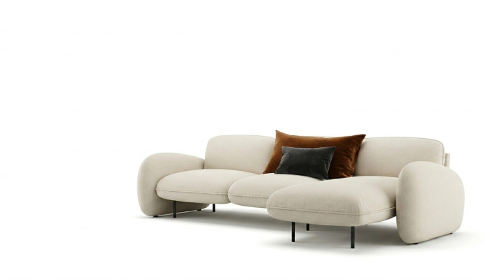 L-shaped sectional sofa seating corner sofas fabric living room design couches upholstery modern